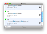 Activity Window Screenshot